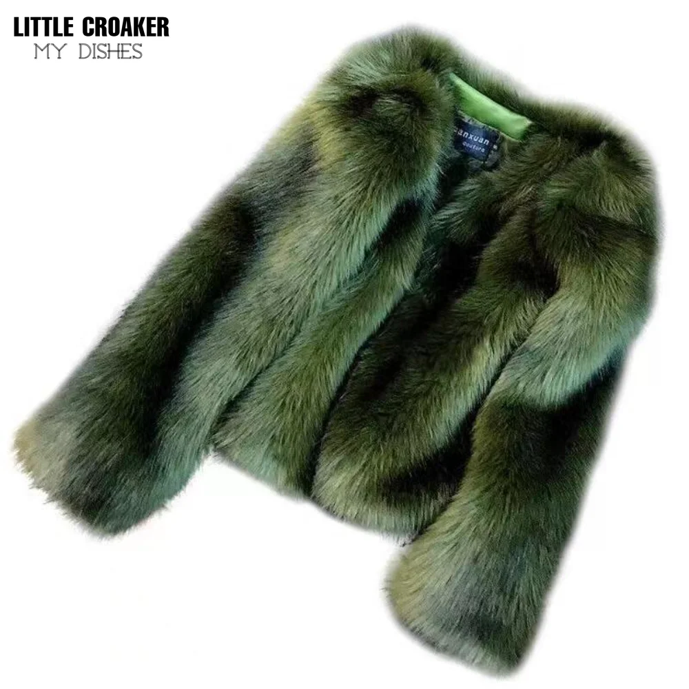 2022 Fashion Faux Fox Fur Coat Women Winter Warm Fur Fluffy Jacket Plus Size Outwear Female White Black Grey Green Winter Coat
2022 Fashion Faux Fox Fur Coat Women Winter Warm Fur Fluffy Jacket Plus Size Outwear Female White Black Grey Green Winter Coat