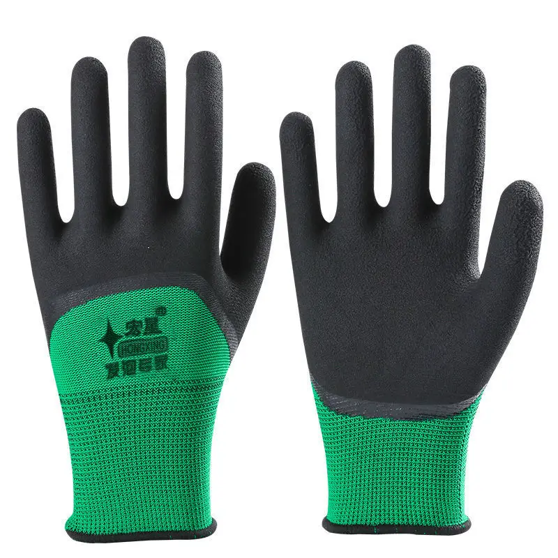 Glove protection wear-resistant non-slip breathable construction latex dipping coating leather men's gloves
Glove protection wear-resistant non-slip breathable construction latex dipping coating leather men's gloves