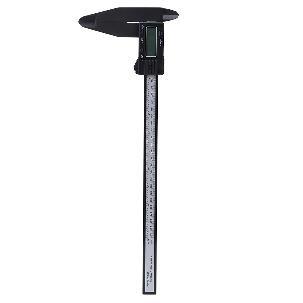 150mm/300mm Digital Electronic Caliper Carbon Ruler with Long Jaw Measuring Tool (300mm El Electronic Caliper Electronic
150mm/300mm Digital Electronic Caliper Carbon Ruler with Long Jaw Measuring Tool (300mm El Electronic Caliper Electronic
