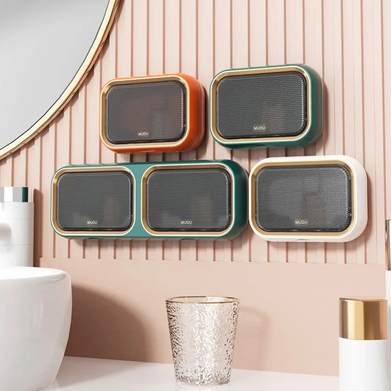 New Wall-Mounted Soap Box for Home WC Toilet Waterproof Soap Holder Restoom Storage Box Storage Holder Bathroom Accessories
New Wall-Mounted Soap Box for Home WC Toilet Waterproof Soap Holder Restoom Storage Box Storage Holder Bathroom Accessories