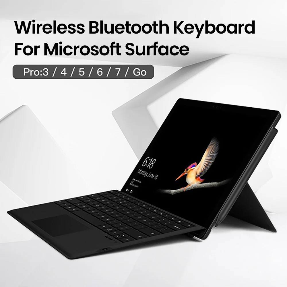 Wireless Bluetooth Keyboard For Surface Go Pro 3 4 5 6 7 With Touchpad Backlight Business Tablet Sleeve
Wireless Bluetooth Keyboard For Surface Go Pro 3 4 5 6 7 With Touchpad Backlight Business Tablet Sleeve