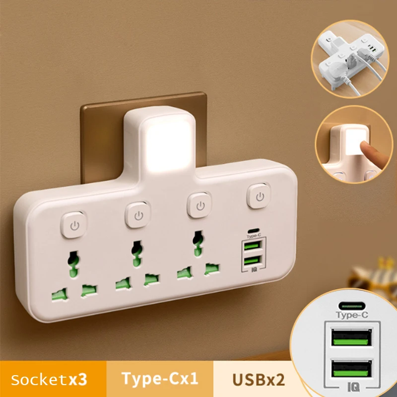 Night Light USB Wall Socket 1/2/3/4 Ways 5 Hole China Standard Outlets Electrical Sockets Individually Switches AU EU Plug 220V
Night Light USB Wall Socket 1/2/3/4 Ways 5 Hole China Standard Outlets Electrical Sockets Individually Switches AU EU Plug 220V