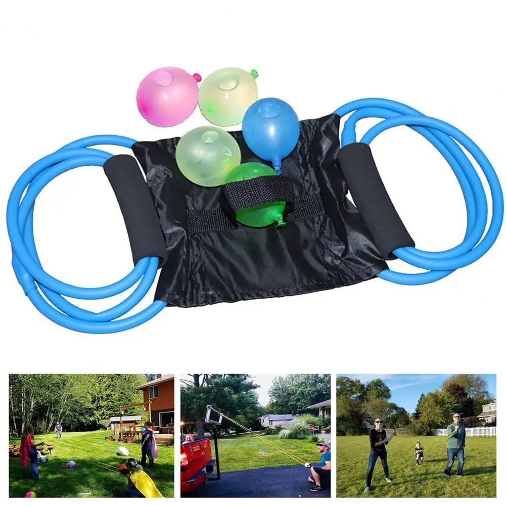 Bouncy Ball Launcher Sponge Handles Oxford Fabric TPE Resistance Band 3 Person Playing Water Balloons Launcher for Outdoor
Bouncy Ball Launcher Sponge Handles Oxford Fabric TPE Resistance Band 3 Person Playing Water Balloons Launcher for Outdoor