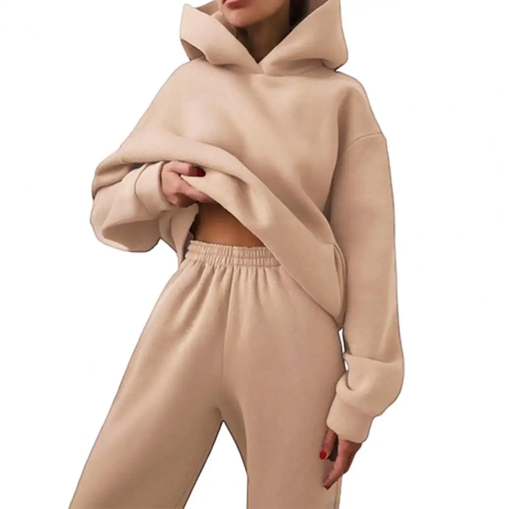 Women Set Casual Sport Outfits Tracksuit Hooded Sweatshirt Sweatpants Jogger Pants Female Sportswear ensemble femme 2 pièces été
Women Set Casual Sport Outfits Tracksuit Hooded Sweatshirt Sweatpants Jogger Pants Female Sportswear ensemble femme 2 pièces été