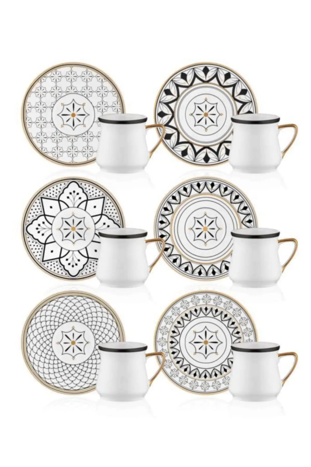 Amazing Turkish Greek Arabic Coffee & Espresso Cup Set Maroc 6 Porcelain Coffee Cup Kit Prs0054
Amazing Turkish Greek Arabic Coffee & Espresso Cup Set Maroc 6 Porcelain Coffee Cup Kit Prs0054