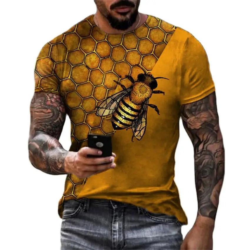 Summer New Men's Short Sleeve Harajuku Large Size European And American T-shirts Street Fashion Retro Loose Men's T-shirts
Summer New Men's Short Sleeve Harajuku Large Size European And American T-shirts Street Fashion Retro Loose Men's T-shirts