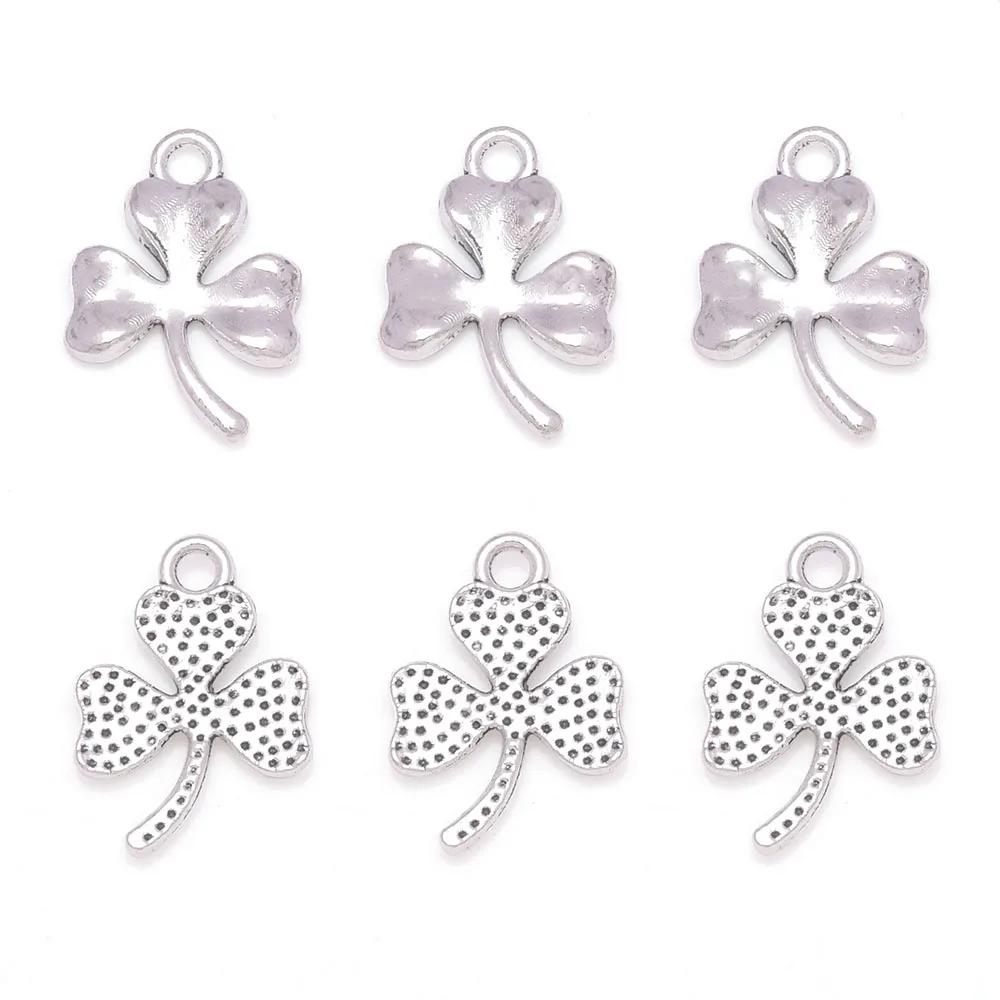 20pcs Charms Clover Flower 17x12mm Antique Pendant fit,Vintage Tibetan Bronze Silver Color finding,DIY For Bracelet Necklace
20pcs Charms Clover Flower 17x12mm Antique Pendant fit,Vintage Tibetan Bronze Silver Color finding,DIY For Bracelet Necklace