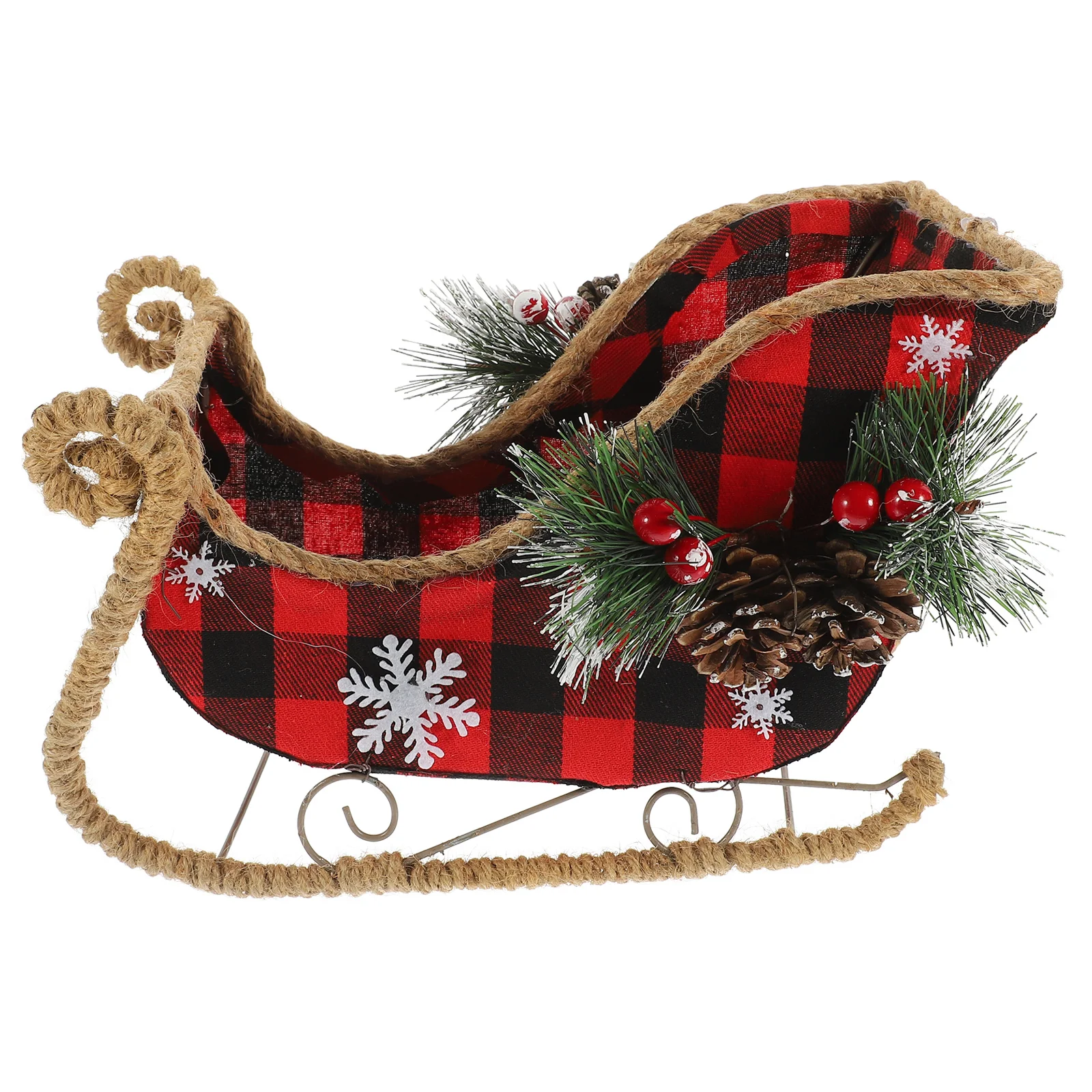 Christmas Table Decoration Metal Sleigh Adornment Socks Gift Xmas Ornament Desktop 
Christmas Table Decoration Metal Sleigh Adornment Socks Gift Xmas Ornament Desktop