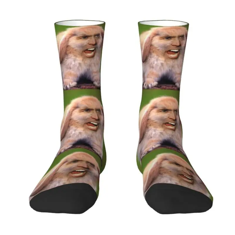 Fun Men's Nicolas Cage Rabbit Dress Socks Unisex Warm Comfortable 3D Printing Funny Meme Crew Socks
Fun Men's Nicolas Cage Rabbit Dress Socks Unisex Warm Comfortable 3D Printing Funny Meme Crew Socks
