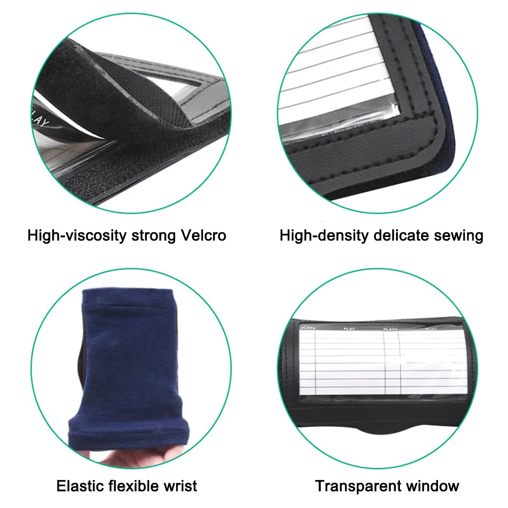 Scoreboard Recorder Wristband 6x 10.5cm Bracelet Coach Board Flipbook Manual Flip Booklet Polyester Sporting Goods
Scoreboard Recorder Wristband 6x 10.5cm Bracelet Coach Board Flipbook Manual Flip Booklet Polyester Sporting Goods