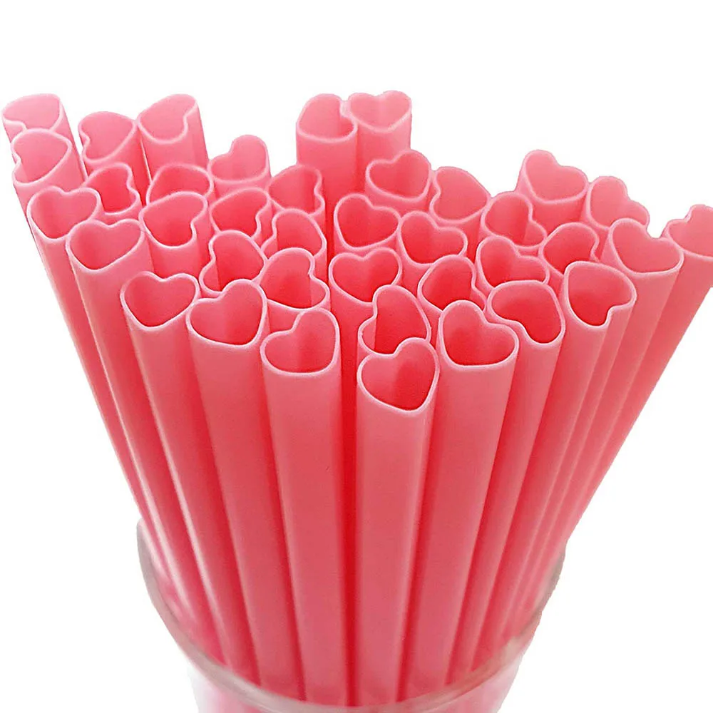 100PCS/set heart-shaped straws disposable individually for birthday parties weddings and wedding supplies packaged suitable
100PCS/set heart-shaped straws disposable individually for birthday parties weddings and wedding supplies packaged suitable