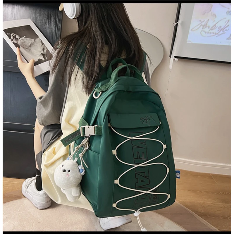 College Student School Bags for Girls Teen Nylon High School Backpack Women Campus Bookbag Cool Casual Korean Bagpack
College Student School Bags for Girls Teen Nylon High School Backpack Women Campus Bookbag Cool Casual Korean Bagpack