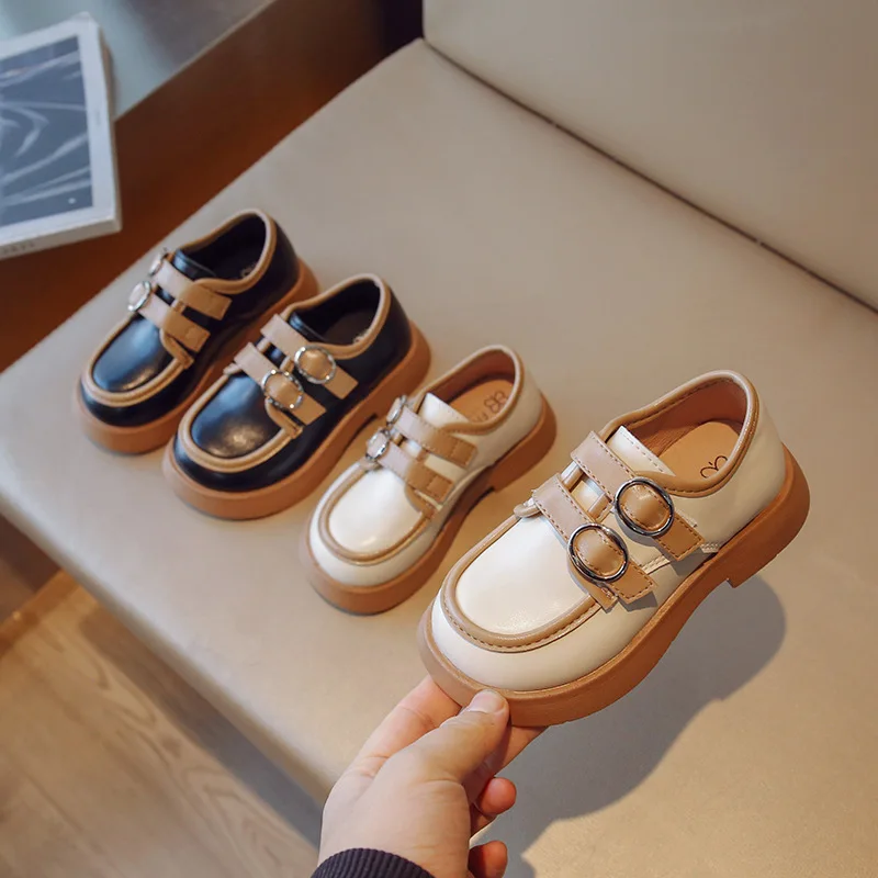 Kids Leather Shoes Stylish Bordered Soft Bottom Loafer Girls Princess Non-Slip Kids Flat Shoes Children's Casual Footwear G02273
Kids Leather Shoes Stylish Bordered Soft Bottom Loafer Girls Princess Non-Slip Kids Flat Shoes Children's Casual Footwear G02273