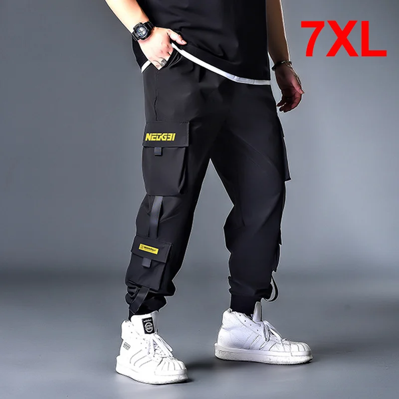 Cargo Pencil Pants Men Joggers Sweatpants Baggy Pants Casual Streetwear Fashion Trousers Elastic Waist Male Big Size 7XL HX612
Cargo Pencil Pants Men Joggers Sweatpants Baggy Pants Casual Streetwear Fashion Trousers Elastic Waist Male Big Size 7XL HX612