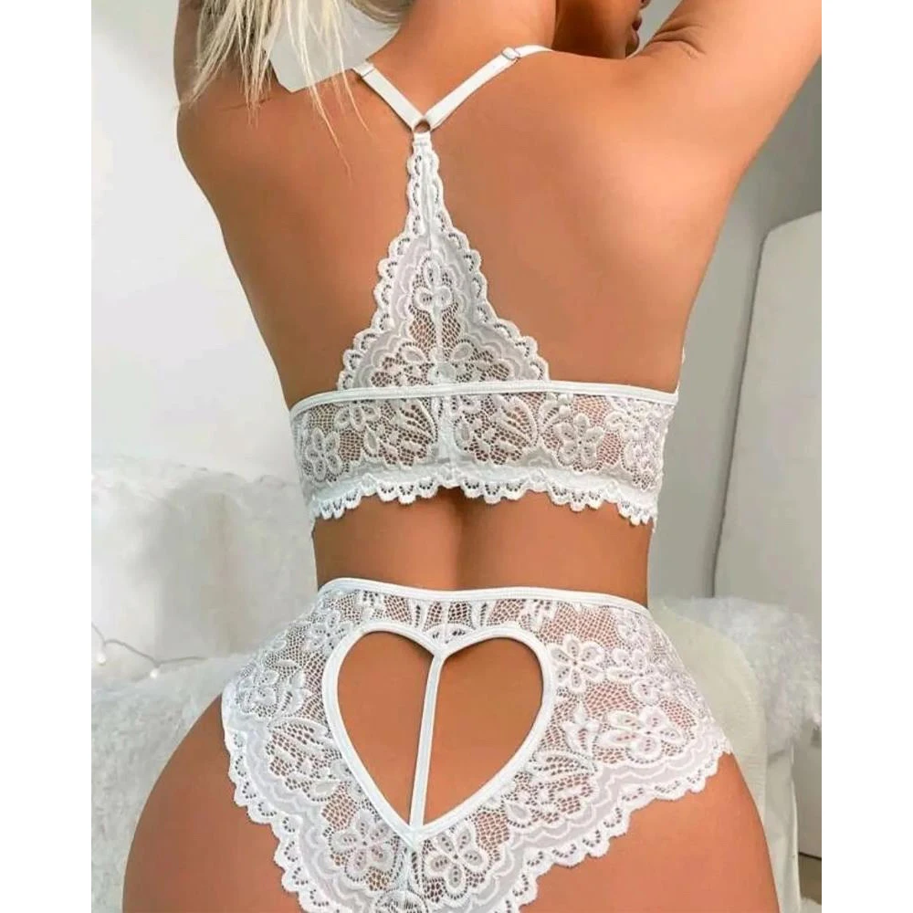 Women's Sexy Push Up Lace Lingerie Bra Set Panties Thong Ladies Sleeveless Underwear Nightwear PJS For Spring Summer 2023
Women's Sexy Push Up Lace Lingerie Bra Set Panties Thong Ladies Sleeveless Underwear Nightwear PJS For Spring Summer 2023