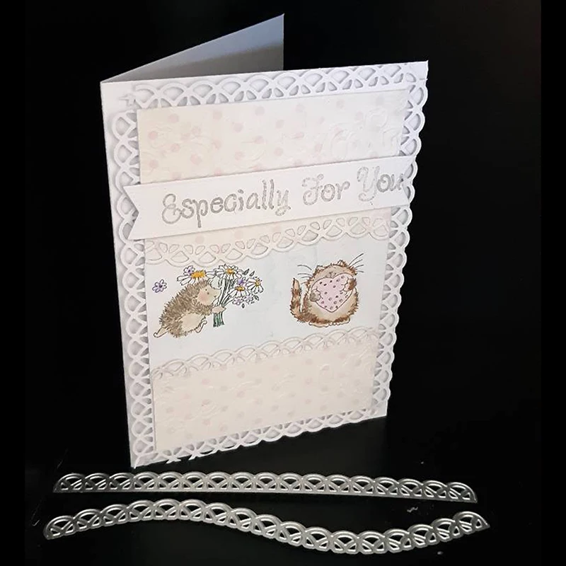 Metal Cutting Dies Lace Edge Border cut die mold decoration Scrapbook paper craft knife mould blade punch stencils dies
Metal Cutting Dies Lace Edge Border cut die mold decoration Scrapbook paper craft knife mould blade punch stencils dies