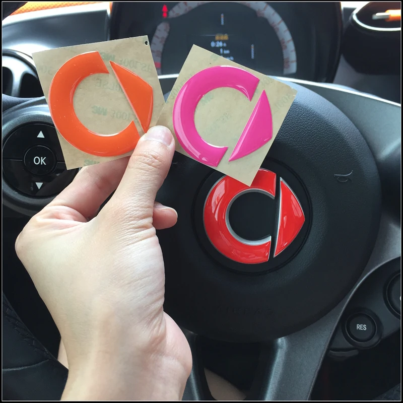 Car Styling Steering Wheel Logo Circle Trim Sticker for Mercedes Smart Fortwo Forfour 453 451 2009-2019 3D Stickers
Car Styling Steering Wheel Logo Circle Trim Sticker for Mercedes Smart Fortwo Forfour 453 451 2009-2019 3D Stickers