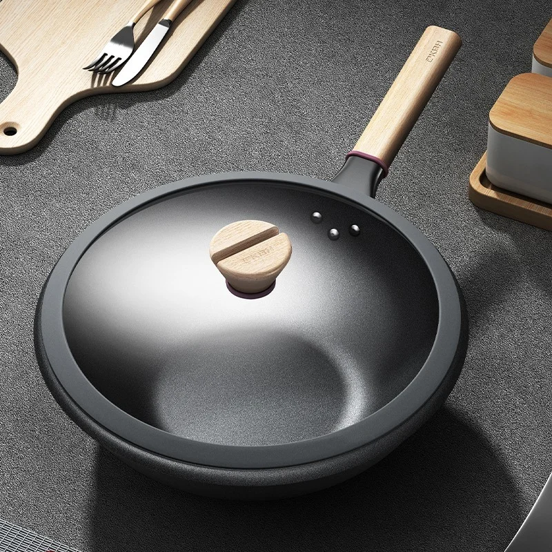 Kitchen Wok 32cm Nonstick Wok with Spill-proof Lid Electric Induction Cooking Pan
Kitchen Wok 32cm Nonstick Wok with Spill-proof Lid Electric Induction Cooking Pan
