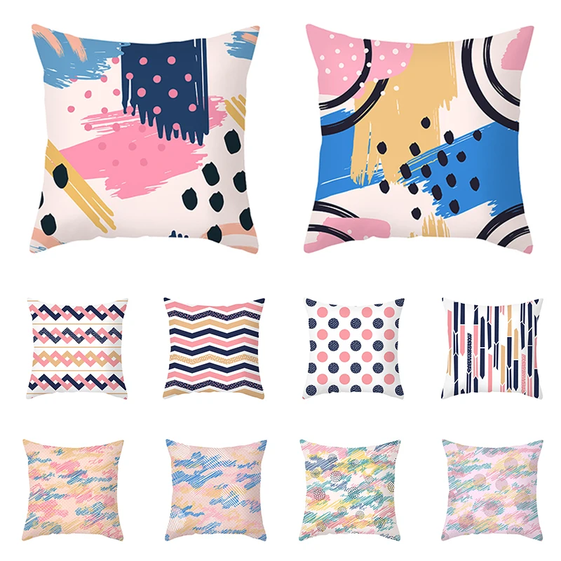 Simple Abstract Decorative Pillowcases Polyester Throw Pillow Case Skin-friendly Striped Geometric Pillowcase
Simple Abstract Decorative Pillowcases Polyester Throw Pillow Case Skin-friendly Striped Geometric Pillowcase