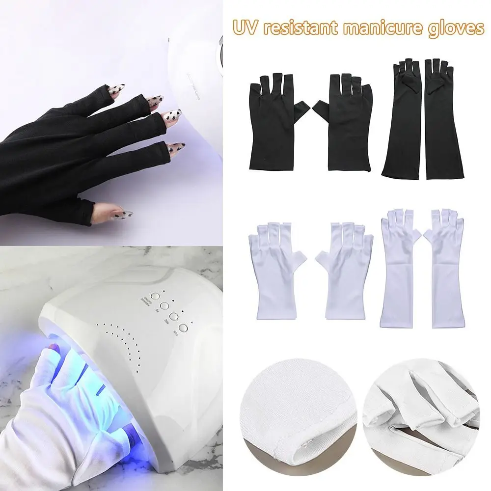 

Accessories Radiation Proof Glove Nail Art Tools Manicure Protect Mittens Anti -Uv Rays Nail Painting Gloves Led Lamp