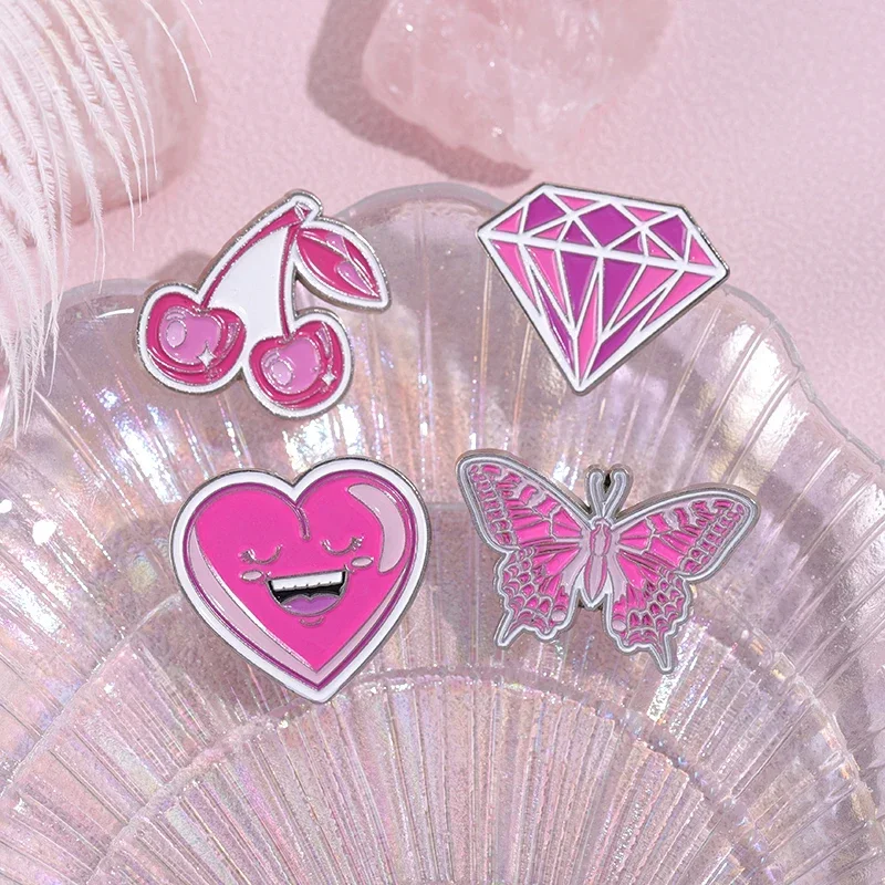 Butterfly Flower Cartoon Animal Brooch Enamel Pin Pink Girls Women Gift Series High Heels Love Skate Shoes Wholesale Custom
Butterfly Flower Cartoon Animal Brooch Enamel Pin Pink Girls Women Gift Series High Heels Love Skate Shoes Wholesale Custom
