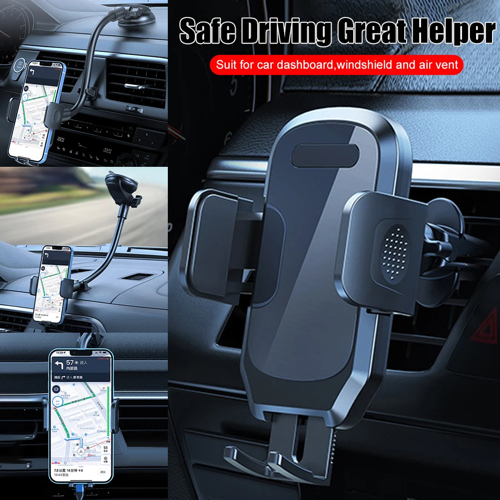 Car Phone Holder Mount Flexible Gooseneck Arm Phone Mount for Car Holder Dashboard Windshield Suction Cup Mount Cell Phone Stand
Car Phone Holder Mount Flexible Gooseneck Arm Phone Mount for Car Holder Dashboard Windshield Suction Cup Mount Cell Phone Stand