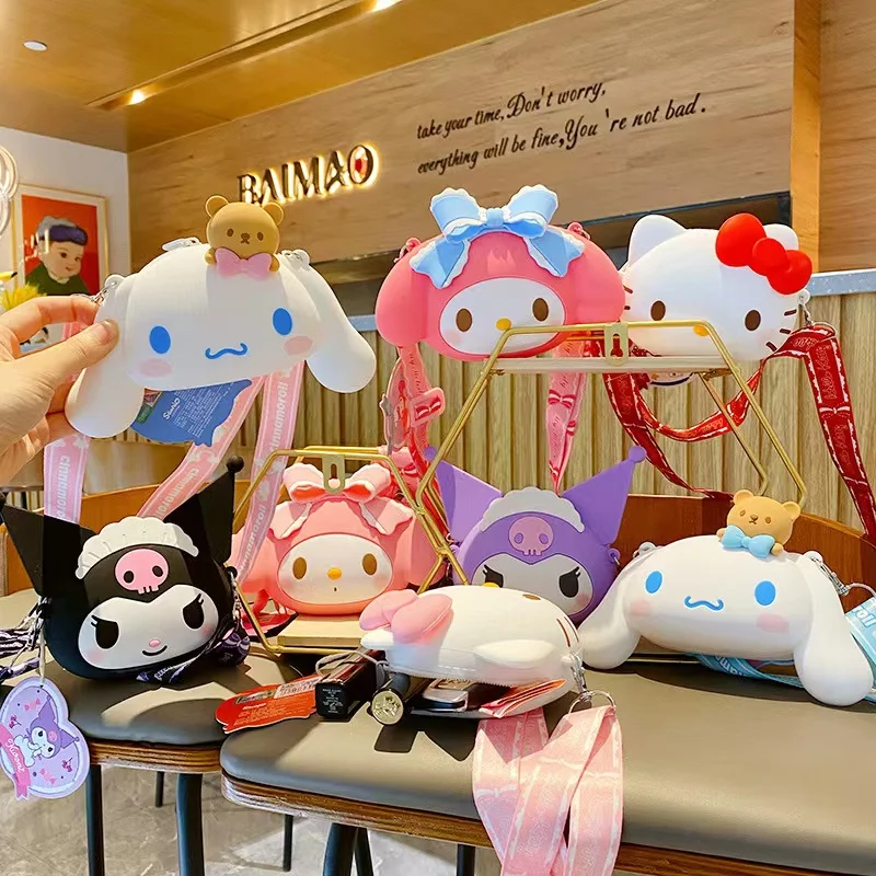 Оригинальная силиконовая милая сумка-мессенджер Sanrio My Melody, трендовая аниме подвеска в виде монеты, подарок
Оригинальная силиконовая милая сумка-мессенджер Sanrio My Melody, трендовая аниме подвеска в виде монеты, подарок