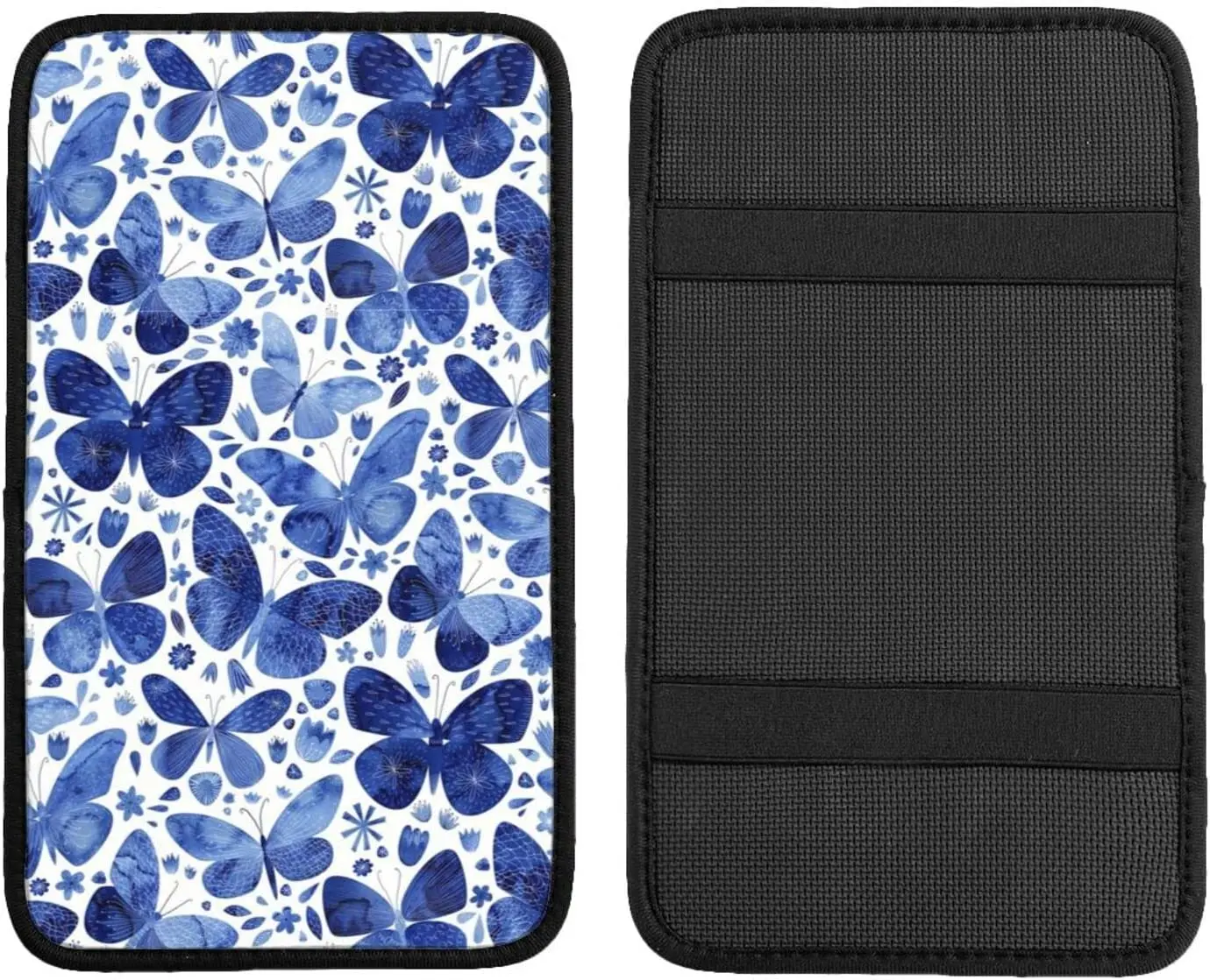 Auto Center Console Pad Blue Butterflies Print, Universal Fit Soft Comfort Car Armrest Cover, Fit for Most Sedans, SUV, Truck Ca
Auto Center Console Pad Blue Butterflies Print, Universal Fit Soft Comfort Car Armrest Cover, Fit for Most Sedans, SUV, Truck Ca