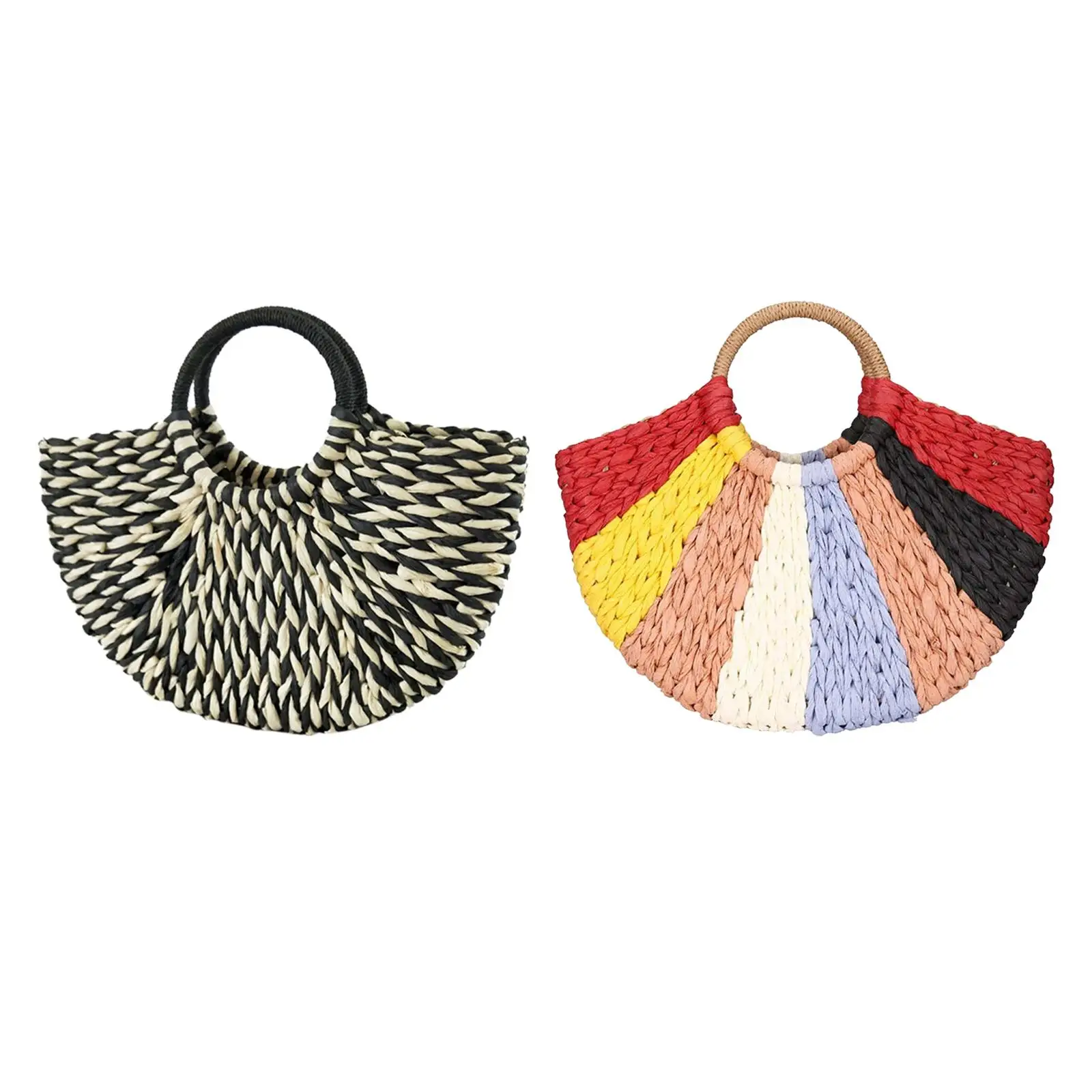 Bohemian Straw Bags Top Handle Clutch Wallet Women Woven Bag Tote for Vacation Travel
Bohemian Straw Bags Top Handle Clutch Wallet Women Woven Bag Tote for Vacation Travel