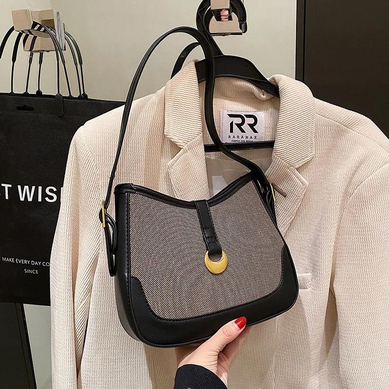 Autumn and Winter 2022 New Retro French Contrast Stitching Single Shoulder Handbag Crossbody Bags for Women
Autumn and Winter 2022 New Retro French Contrast Stitching Single Shoulder Handbag Crossbody Bags for Women