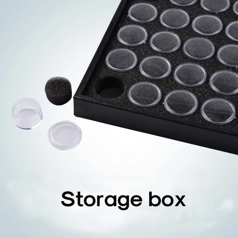 1pc Professional 25 Slots Nail Jewelry Storage Box Nail Art Rhinestone Drill Box Tools Beads Display Plastic And Sponge
1pc Professional 25 Slots Nail Jewelry Storage Box Nail Art Rhinestone Drill Box Tools Beads Display Plastic And Sponge