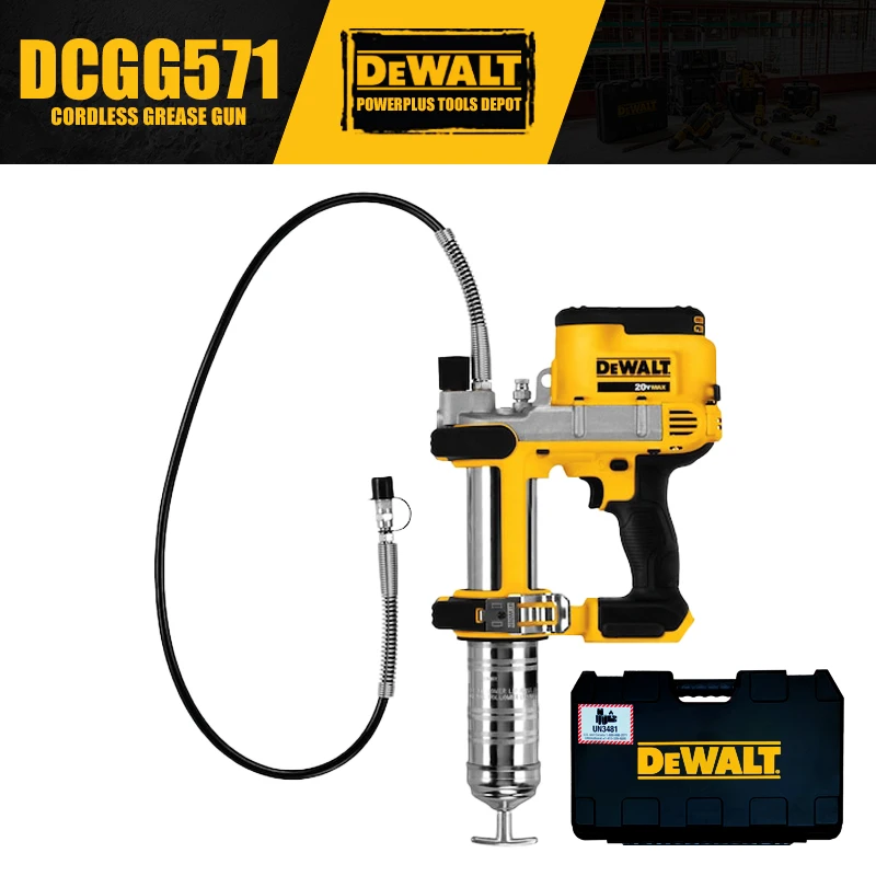 DEWALT DCGG571 18V Беспроводная смазочная пушка электроинструменты
DEWALT DCGG571 18V Беспроводная смазочная пушка электроинструменты