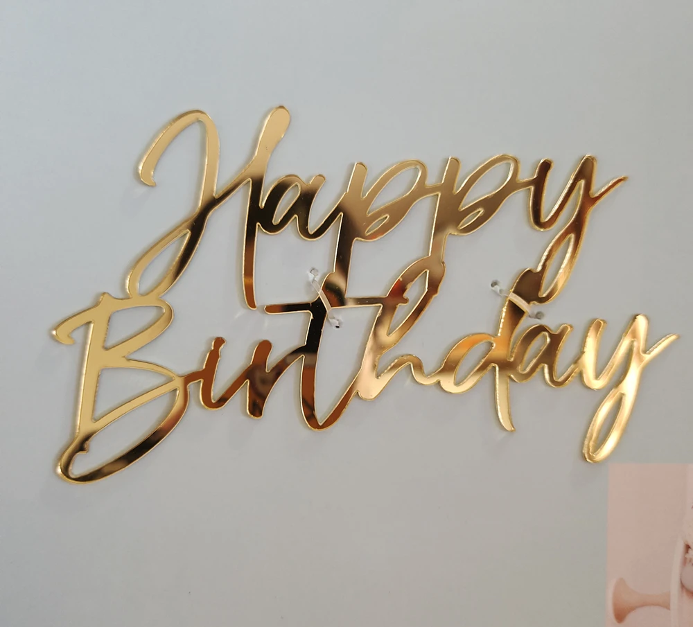 Happy Birthday Cake Topper,Mirror Gold Acrylic Cake Topper,Happy Birthday Letters Cake Decoration,alphabet ornament
Happy Birthday Cake Topper,Mirror Gold Acrylic Cake Topper,Happy Birthday Letters Cake Decoration,alphabet ornament