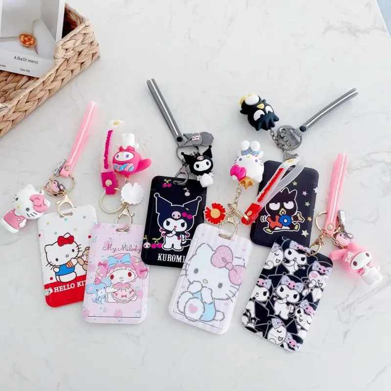 Anime Kawaii Sanrioed Kuromi My Melody Kittys Xo Cartoon Bank Bus Card Access Control Id Card Cover with Keychain Girl Gift
Anime Kawaii Sanrioed Kuromi My Melody Kittys Xo Cartoon Bank Bus Card Access Control Id Card Cover with Keychain Girl Gift