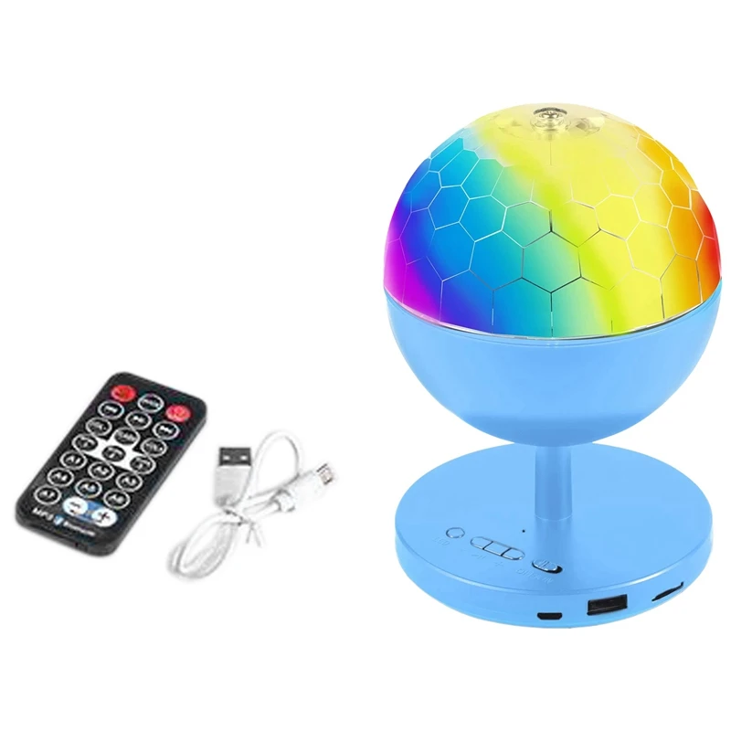 Party Lights Rotating Disco Ball, Sound Activated 7 Colors Dj Lamp With Remote Control And Bluetooth Speaker
Party Lights Rotating Disco Ball, Sound Activated 7 Colors Dj Lamp With Remote Control And Bluetooth Speaker