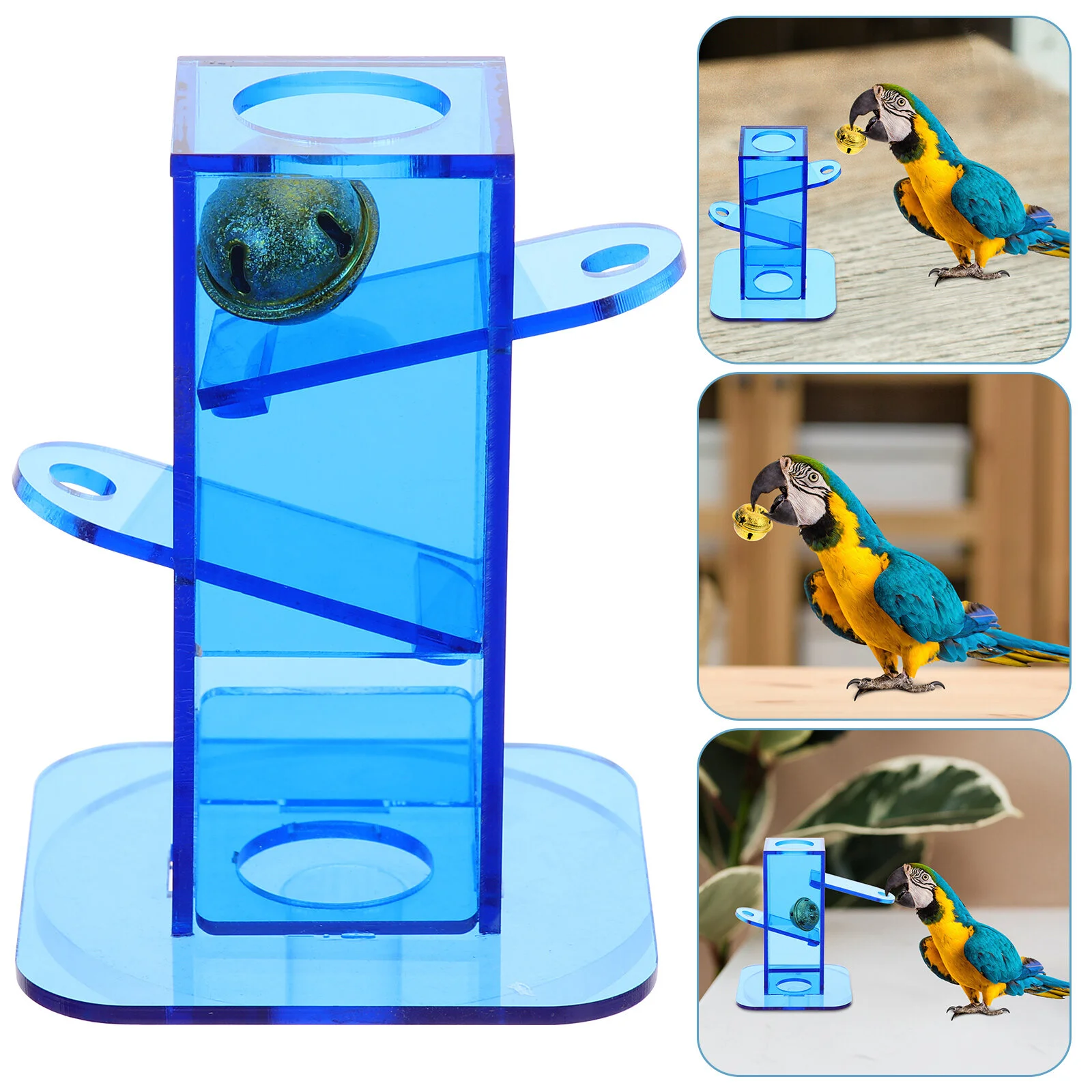 Parrot Training Toys Bird Push-Pull Cockatiel Foraging Trainer Interactive Intelligence Prop
Parrot Training Toys Bird Push-Pull Cockatiel Foraging Trainer Interactive Intelligence Prop