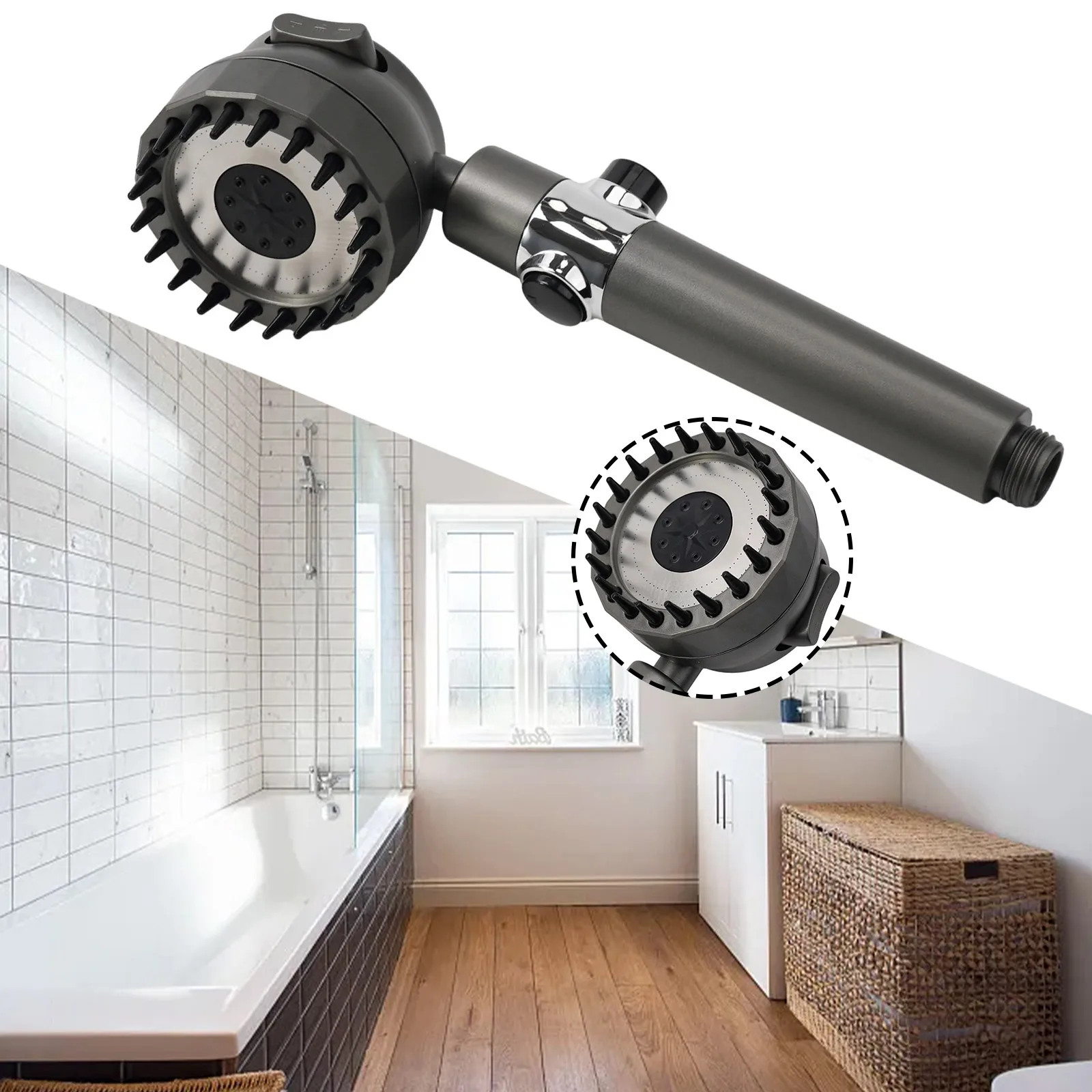 4 In 1 3 Mode Shower Head High Pressure Showerhead Portable Filter Rainfall Faucet Tap Bathroom Bath Home Innovative Accessories
4 In 1 3 Mode Shower Head High Pressure Showerhead Portable Filter Rainfall Faucet Tap Bathroom Bath Home Innovative Accessories