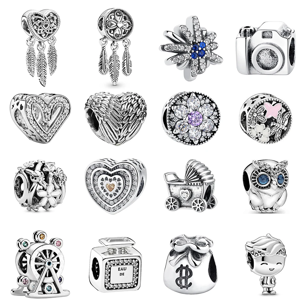 HOT New 925 Sterling Silver Beads For Women Fit Original Pandoraer plata Bracelets DIY Fashion Jewelry Luxury Gift For Women
HOT New 925 Sterling Silver Beads For Women Fit Original Pandoraer plata Bracelets DIY Fashion Jewelry Luxury Gift For Women