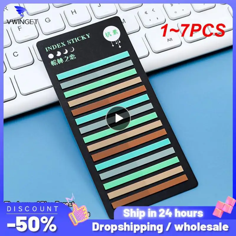 1~7PCS Sheets Transparent Rainbow Index Memo Pad It Sticky Notepads Paper Sticker Notes Bookmark School Supplies Kawaii
1~7PCS Sheets Transparent Rainbow Index Memo Pad It Sticky Notepads Paper Sticker Notes Bookmark School Supplies Kawaii
