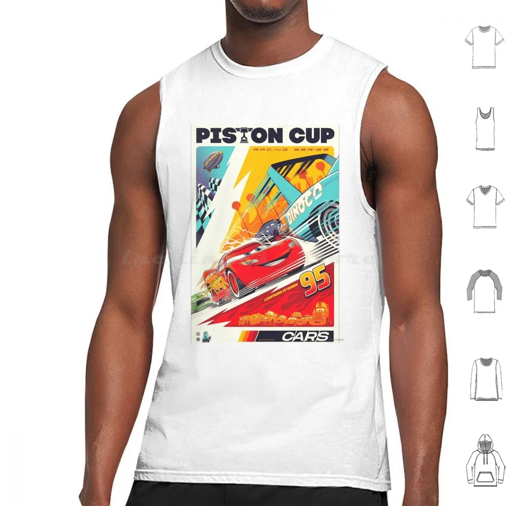 Cars Tank Tops Vest Sleeveless Cars Movie Movies Animation Piston Cup Pixar Racing Motor
Cars Tank Tops Vest Sleeveless Cars Movie Movies Animation Piston Cup Pixar Racing Motor