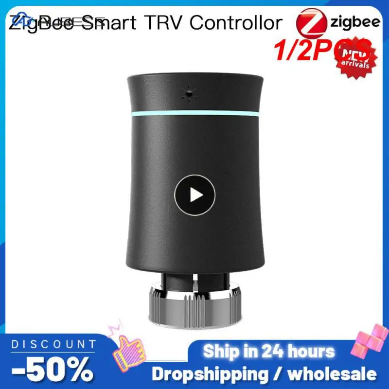 1/2PCS Wireless Remote Control Radiator Actuator Valve Smart Thermostat Zigbee3.0 Programmable Trv Temperature Controller Tuya
1/2PCS Wireless Remote Control Radiator Actuator Valve Smart Thermostat Zigbee3.0 Programmable Trv Temperature Controller Tuya