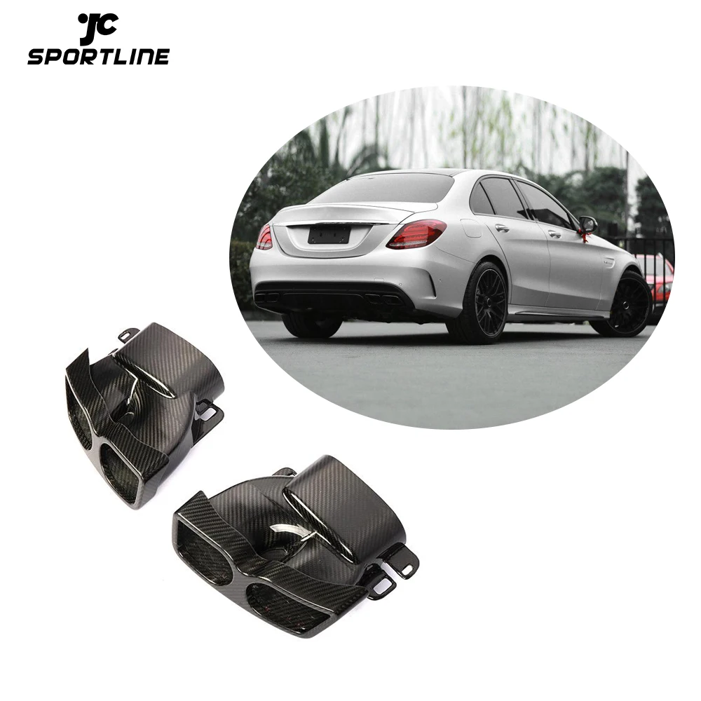Dry Carbon Fiber W222 W218 W176 W213 W205 Exhaust Pipe for Mercedes Benz C63 AMG/C63 AMG S 2-Door 4-Door 15-18
Dry Carbon Fiber W222 W218 W176 W213 W205 Exhaust Pipe for Mercedes Benz C63 AMG/C63 AMG S 2-Door 4-Door 15-18