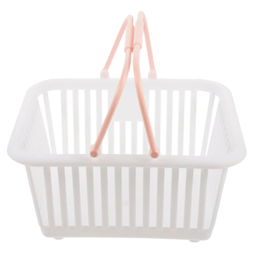 Storage Basket Tabletop Decor Plastic Shower Handle Container Laundry Hollow Small Baskets Sundries
Storage Basket Tabletop Decor Plastic Shower Handle Container Laundry Hollow Small Baskets Sundries