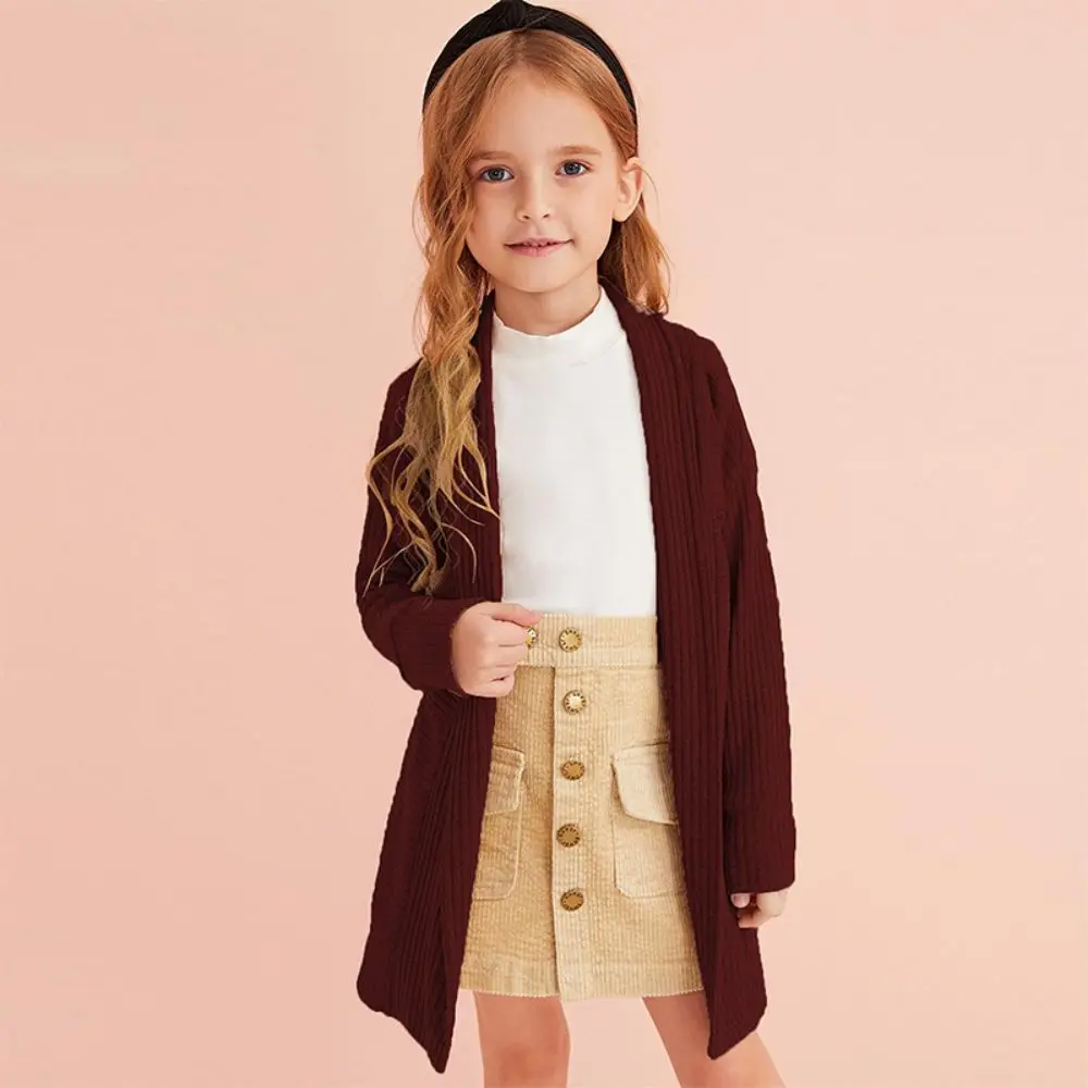 Autumn Cardigan for Girls Baby Sweater Solid Color Coat Long Sleeve Clothes Knitwear Tops for Kids Jackets Cotton Clothing 2022
Autumn Cardigan for Girls Baby Sweater Solid Color Coat Long Sleeve Clothes Knitwear Tops for Kids Jackets Cotton Clothing 2022