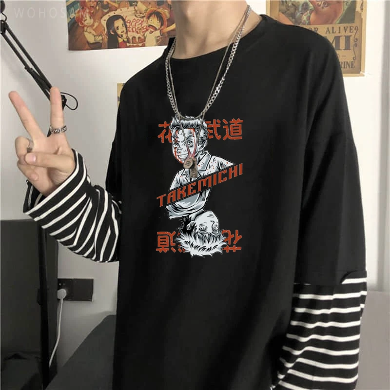 Japan Anime Tokyo Revengers Hanagaki Takemichi Sad Boy Print T Shirt Funny Manga Summer Fashion Women Men Long Sleeve T-shirts
Japan Anime Tokyo Revengers Hanagaki Takemichi Sad Boy Print T Shirt Funny Manga Summer Fashion Women Men Long Sleeve T-shirts
