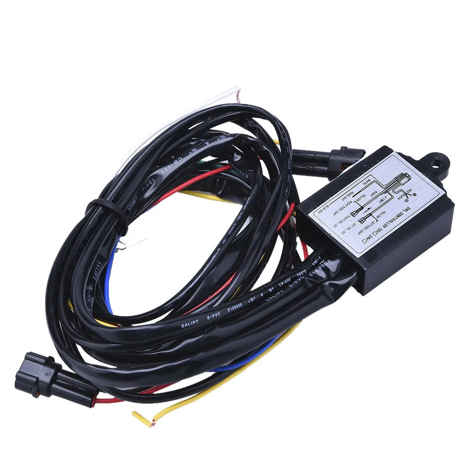 Multifunctional wiring harness relay daytime running light LED car light controller DRL control switch dimmer
Multifunctional wiring harness relay daytime running light LED car light controller DRL control switch dimmer