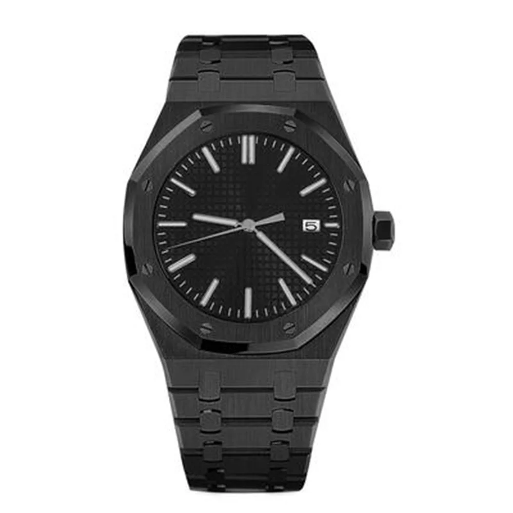 41mm PVD Rose Gold/Black Stainless Steel Fully Automatic Mechanical Watch Sapphire Wrist Watch with NH35 Movement Men Lady Watch
41mm PVD Rose Gold/Black Stainless Steel Fully Automatic Mechanical Watch Sapphire Wrist Watch with NH35 Movement Men Lady Watch