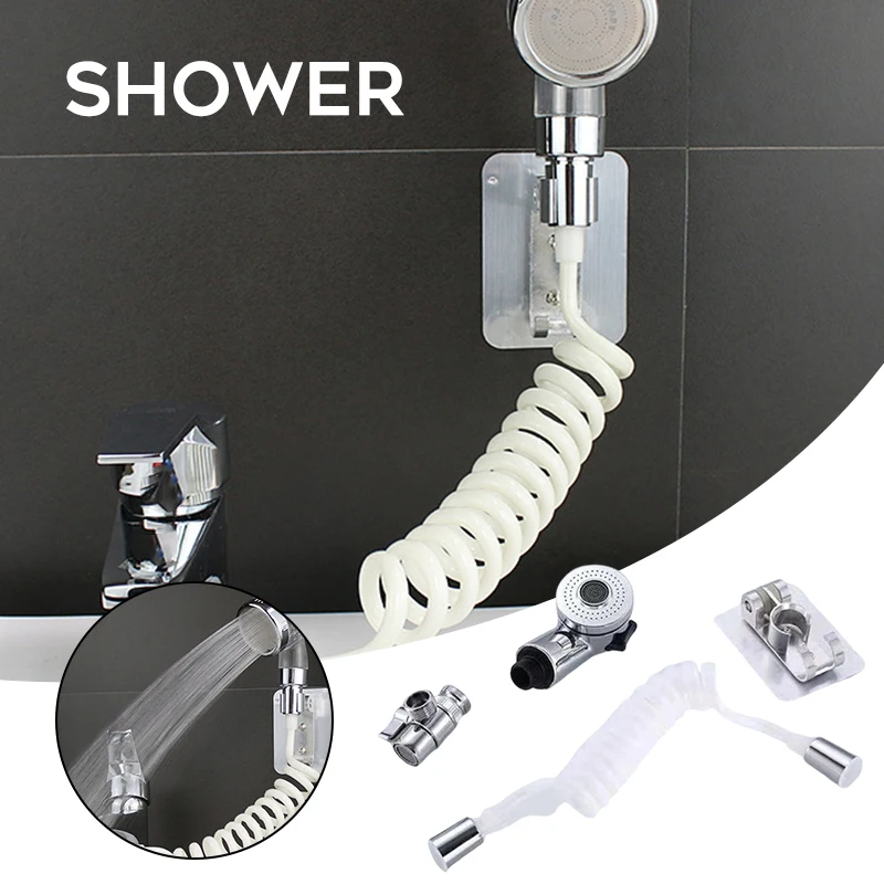 Набор насадок для душа на раковину, для мытья волос, ручной смеситель для ванной комнаты, Набор насадок для душа, комплект спринклеров для до... 
Набор насадок для душа на раковину, для мытья волос, ручной смеситель для ванной комнаты, Набор насадок для душа, комплект спринклеров для до...