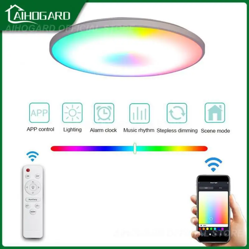 Rgbcw Lighting Bedroom Decor Work With Alexa Google Home Rgbcw Ceiling Light 30w Smart Home Smart Ceiling Lamp Voice Control
Rgbcw Lighting Bedroom Decor Work With Alexa Google Home Rgbcw Ceiling Light 30w Smart Home Smart Ceiling Lamp Voice Control