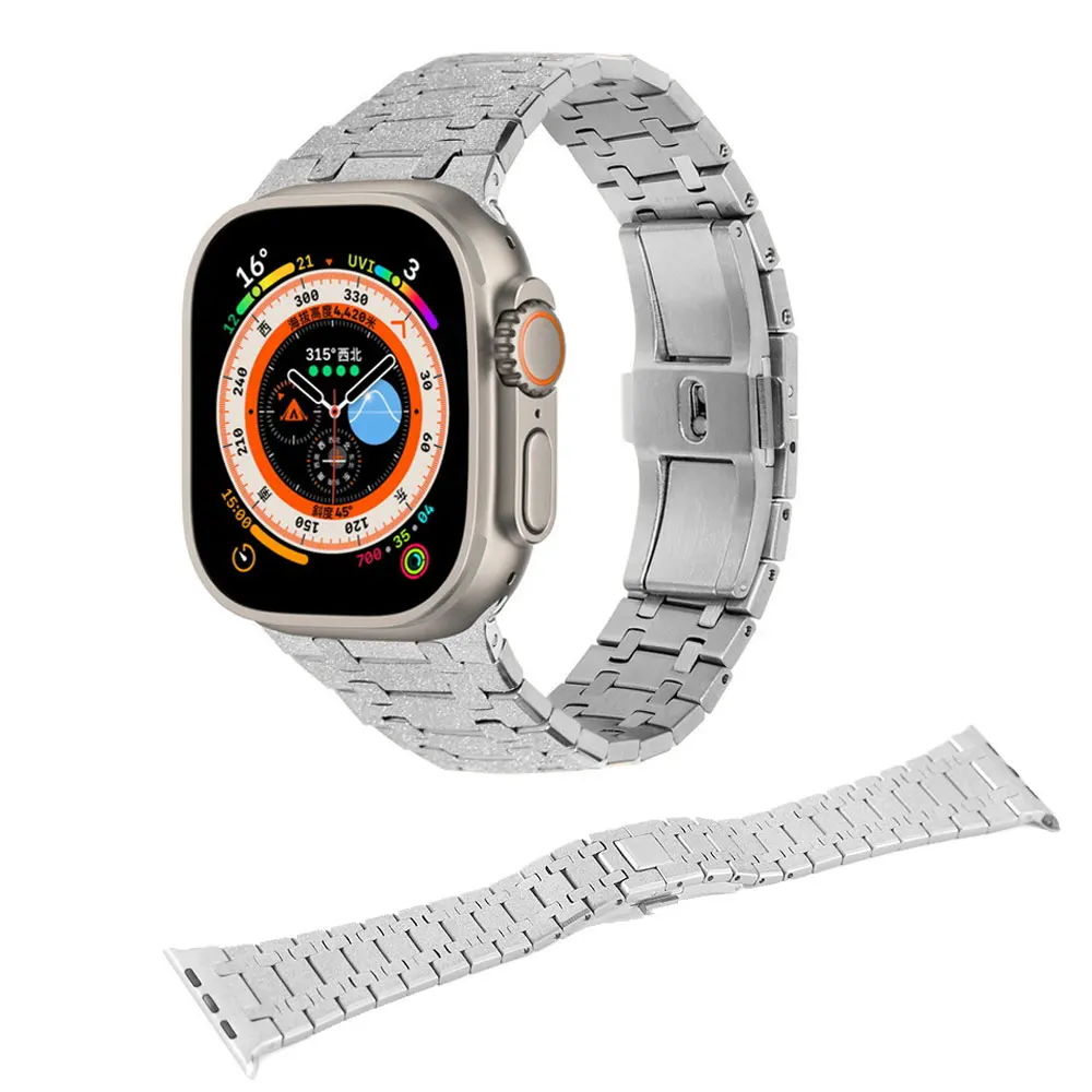 Ремешок из нержавеющей стали для Apple Watch Ultra, роскошный металлический браслет для IWatch 8 7 6 SE 5 4 Correa, 49 мм 45 мм 44 мм 42 мм
Ремешок из нержавеющей стали для Apple Watch Ultra, роскошный металлический браслет для IWatch 8 7 6 SE 5 4 Correa, 49 мм 45 мм 44 мм 42 мм